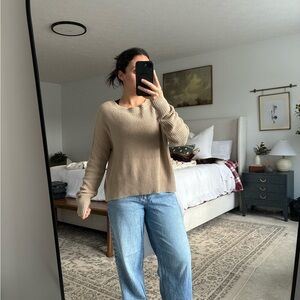 Toad&Co Taupe Knit Sweater